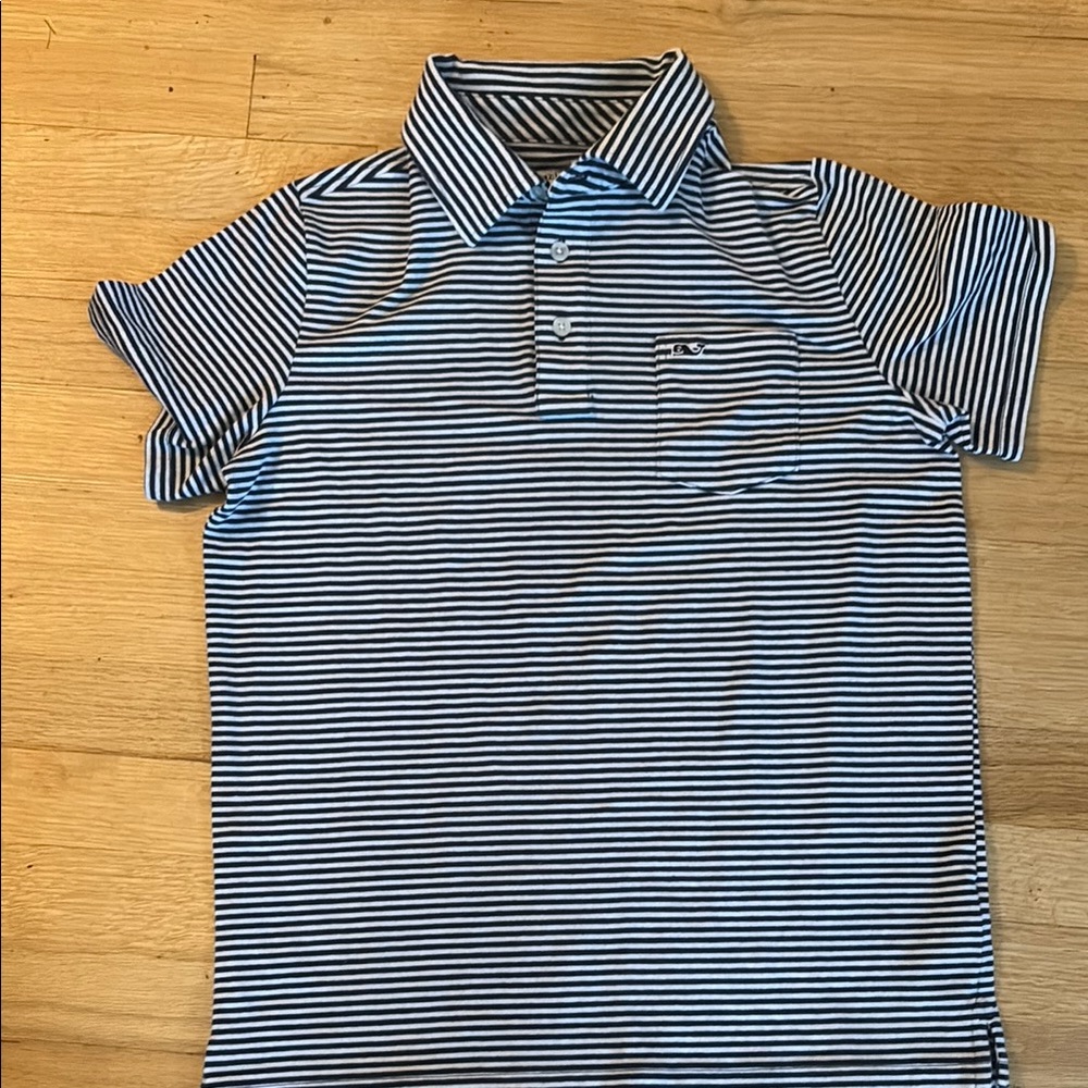 Vineyard Vines striped boys polo